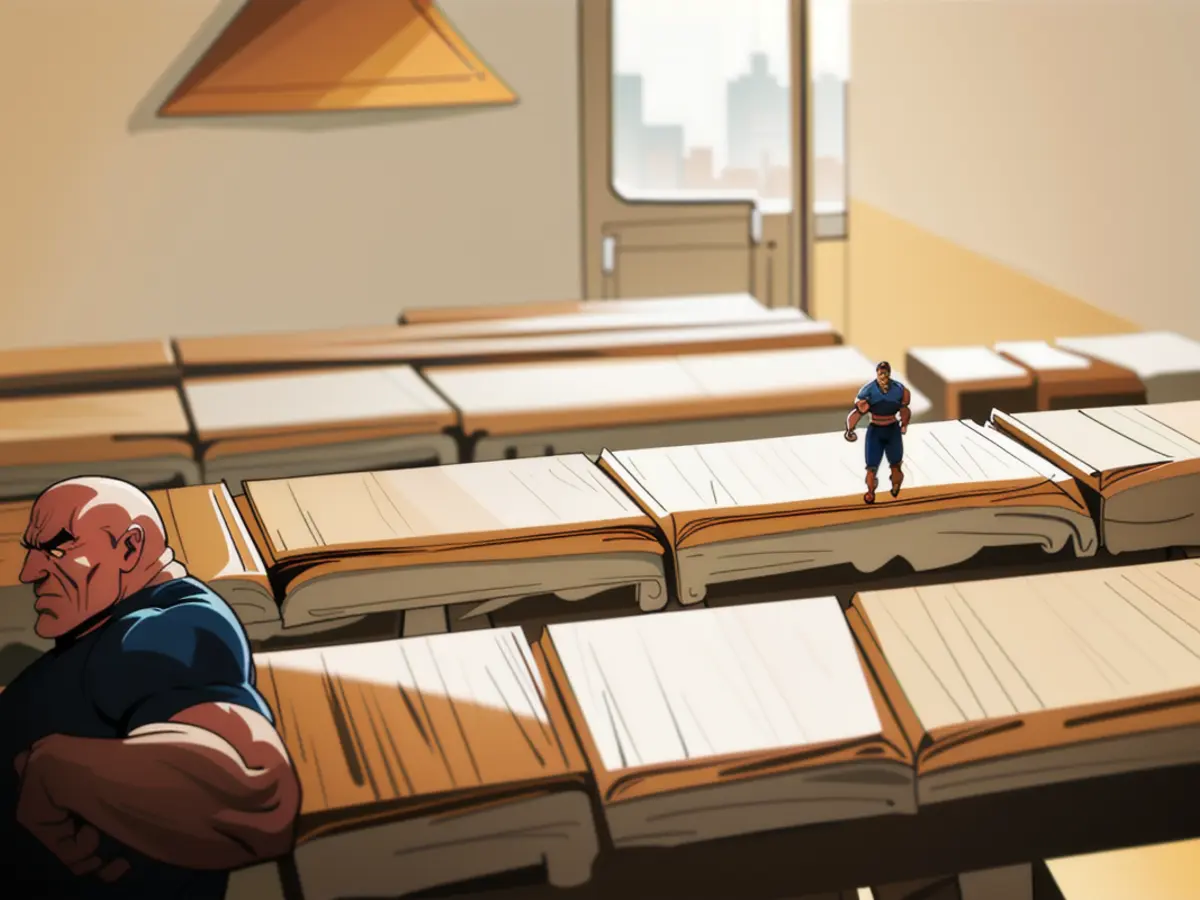 Teacher apparentty administers physical punishment to student in full view of classroom, as depicted in the circulating video.